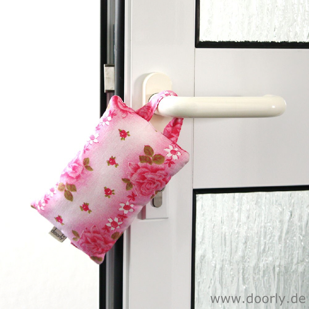 T&uuml;rstopper rosa Rosen - Verwendung